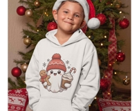 Cute Ghost Christmas PNG Bundle | Cute Christmas Ghost Gift Product Image 3