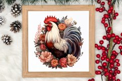 Cute Pink Christmas Animals Clipart Sublimation Product Image 3