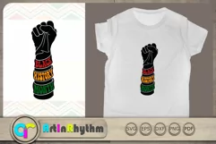 Black History Month SVG, Juneteenth SVG, Africa Fist Hand Product Image 1