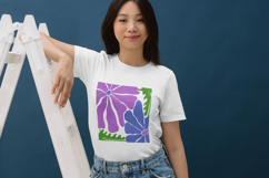 Modern Abstract Floral Block Embroidery Design Product Image 3