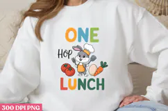 ONE HIP LUNCH LADY PNG, Lunch Lady Sublimation PNG Product Image 1