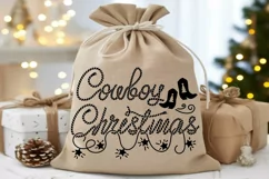Cowboy Christmas SVG, PNG Cut file Cricut Printable Design Product Image 6