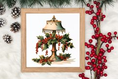 Vintage Christmas Clipart Sublimation, Christmas Clipart Product Image 3