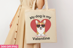 My Dog Is My Valentine PNG, Valentine Dog Sublimation PNG Product Image 3