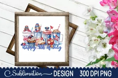 4th Of July Coffee Coffee Sublimation - 4th Of July PNG Product Image 3