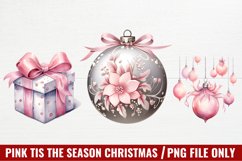 Pink Tis The Season Christmas Sublimation Product Image 1