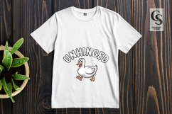 Unhinged Goose Clipart Sublimation PNG Product Image 3