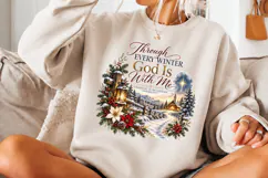 4 Christian Christmas PNG Designs, 4 Christian Inspirational Product Image 3