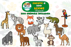 Create a Zoo Scene Clip Art Product Image 5