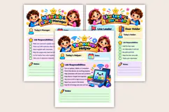 Classroom Jobs Chart | Printable Classroom Jobs Product Image 3