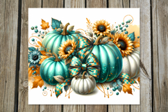 Pumpkin season | 4 fall Skinny Tumbler Sublimation designs P Product Image 3