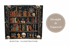 Halloween Tumbler Wrap, Gothic Tumbler Sublimation Product Image 3