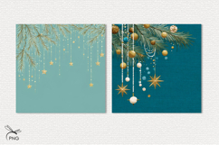 Christmas digital paper, background clipart Product Image 3