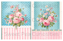Shabby Chic, Roses, Papers, Junk Journal Product Image 3