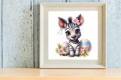 Adorable Animal Bunny Clipart, Watercolor Clipart Product Image 3