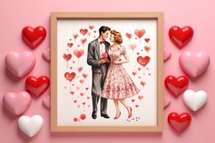 Valentines Day Couple Clipart, Valentines Clipart Product Image 4