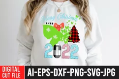 Merry Christmas 2022 Sublimation PNG , Christmas Sublimation Product Image 1