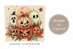 Vintage Halloween Tumbler, Spooky Halloween Sublimation Product Image 3