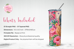 Cute Puppy 20 oz Skinny Tumbler Wrap Sublimation Design Product Image 3