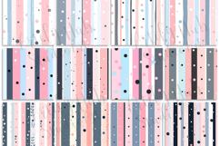 12 Stripe and Polka Dot Digital Paper Bundle Product Image 3