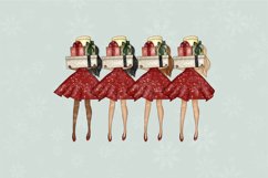 Christmas clipart, Christmas fashion illustration Product Image 3