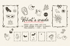 Ghost Gala - A Whimsical halloween font Product Image 3