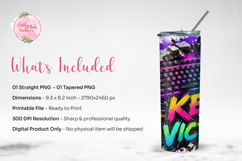 Gaming Tumbler Wrap Sublimation PNG Product Image 3