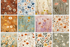 Wildflower Digital Paper Bundle Product Image 3