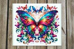Magic Butterfly | skinny tumbler Sublimation design bundle Product Image 3