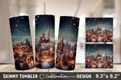 Christmas Tumbler Sublimation Design Product Image 1