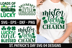 St. Patrick&#039;s Day SVG Design - Mommy Little Leprechaun Product Image 1