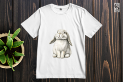 Cute Bunny Watercolor PNG Clipart Product Image 2