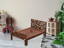 Upgrade set: monstera headboard and footboard for bed digita Product Image 3