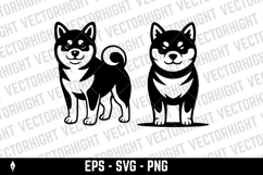 Illustration of a husky dog isolated on white background. Product Image 3