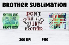 Brother Quotes Sublimation | T-Shirt Design | Brother PNG Product Image 4