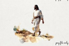 Watercolor Jesus Clipart PNG Product Image 1