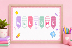 Pencil Font - Cute Back to School Font Product Image 3
