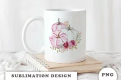 Watercolor Pumpkins sublimation png Product Image 3