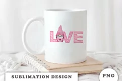 LOVE Gnome Clipart PNG Product Image 3