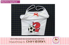 Soccer sports Numbers machine embroidery bundle 1555B Product Image 4