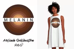 Melanin sublimation, PNG print for t-shirt Product Image 2