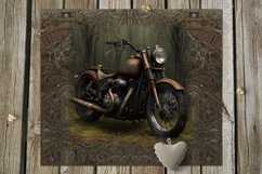 Post-apocalypse Motorcycle | Skinny tumbler sublimation, JPG Product Image 3