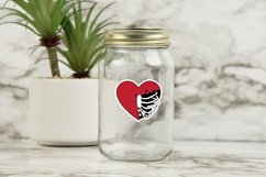 Skeleton Valentines Day Sticker Product Image 3