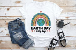 Earth Day every day rainbow PNG Sublimation | Earth Day PNG Product Image 3
