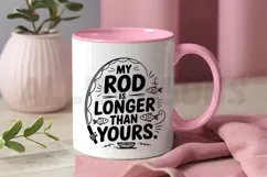 Fishing Rod Graphic With Funny Quote And Boat Product Image 3