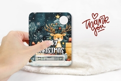 Watercolor Christmas Deer Money Card, Christmas Gift Card Product Image 3