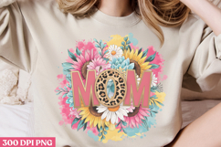 Floral Mama Mom Sublimation PNG Product Image 3