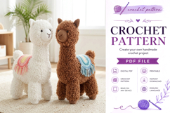 Llama Amigurumi Crochet Pattern PDF Product Image 1