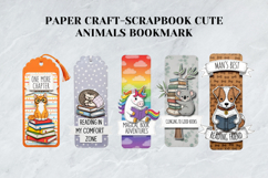 Paper Craft Scrapbook Cute Animals Bookmark Set Product Image 3