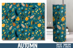 Autumn Tumbler Wrap, Tumbler Wrap PNG Product Image 1
